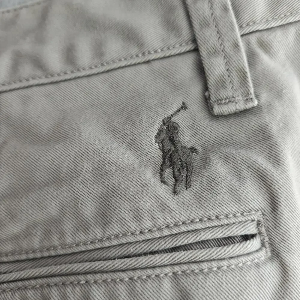 Polo Ralph Lauren Chino Shorts Mens 40 Beige Relaxed Fit Cotton Pockets Casual